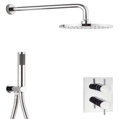 Crosswater One Box Showering Kai Bundle Chrome product image - Image 1