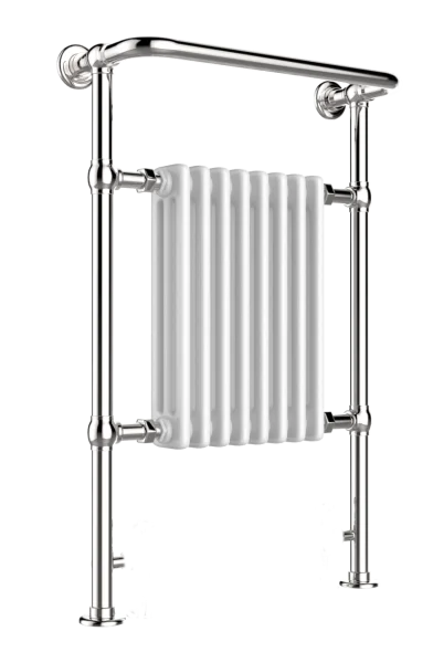 Just Taps Grosvenor Radiator 963 X 673 X 230 Chrome & White