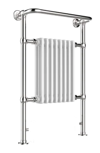 Just Taps Grosvenor Radiator 963 X 673 X 230 Chrome & White
