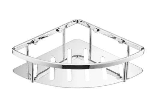 Just Taps Kono Corner Basket Chrome product image - Image 1