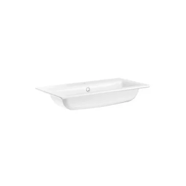 Crosswater Furniture Basin 600 1 Tap Hole Matt White