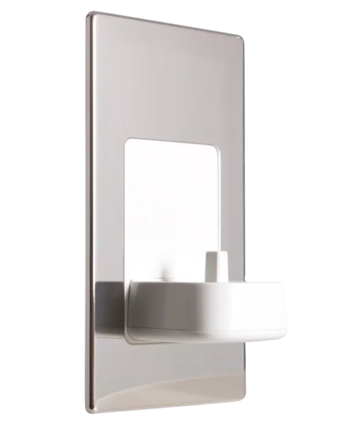 Proofvision Tbcharge Faceplate Only For Pv10 Toothbrush Charger - Polished Steel