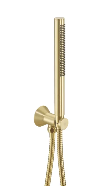 Just Taps Kono Round Water Outlet Brushed Brass product image - Image 1