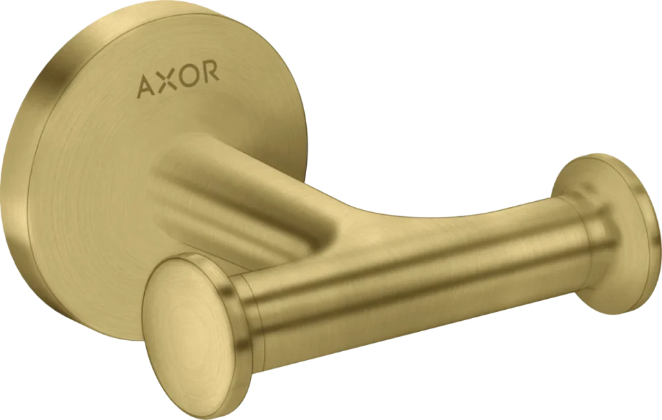Axor Universal Circular Towel Hook Double Brushed Brass product image - Image 1