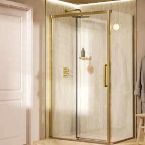 Crosswater Asura 8mm Sliding Door B 1100 Moving Door Brushed Brass