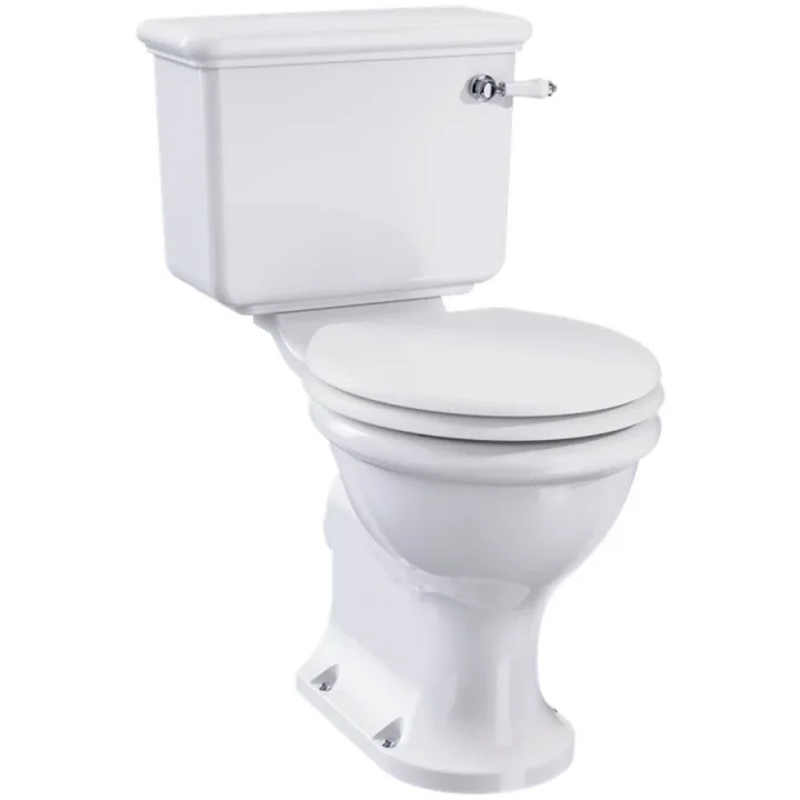 Burlington Guild Closed Coupled Pan White detail view - Image 4
