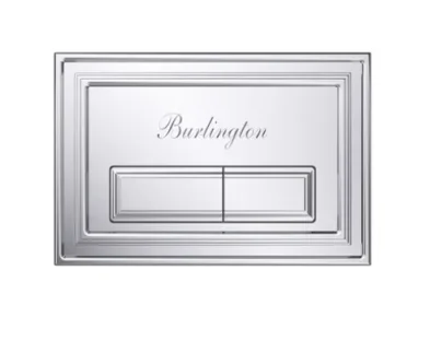 Burlington Traditional Flush Plate Chrome product image - Image 1