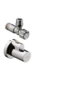 Axor Angle Valve With Cover (single) Chrome
