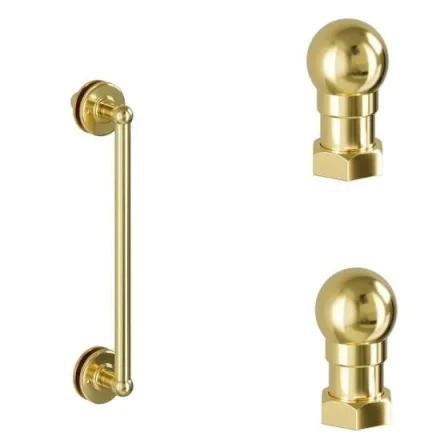 Burlington Classique 1850 Handle And Profile Finial Gold product image - Image 1