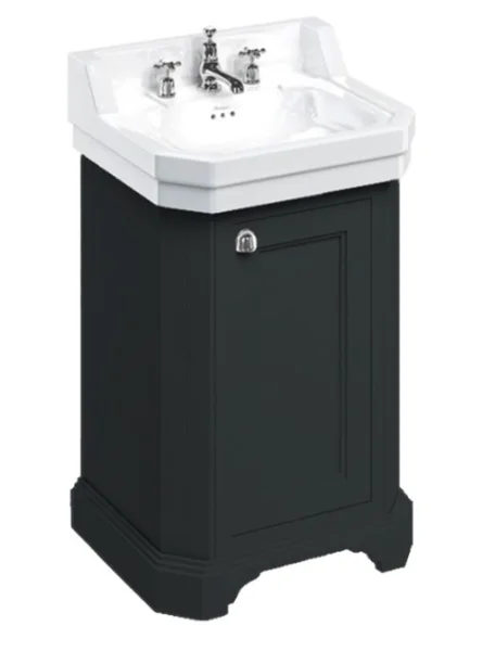 Burlington Edwardian Freestanding Matt Black