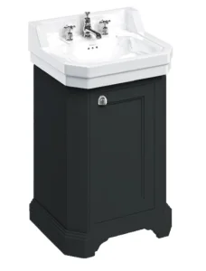 Burlington Edwardian Freestanding Matt Black