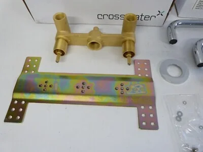 Crosswater Rough for 3 Hole Wall Mount Basin Set