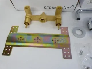 Crosswater Rough for 3 Hole Wall Mount Basin Set product image - Image 1