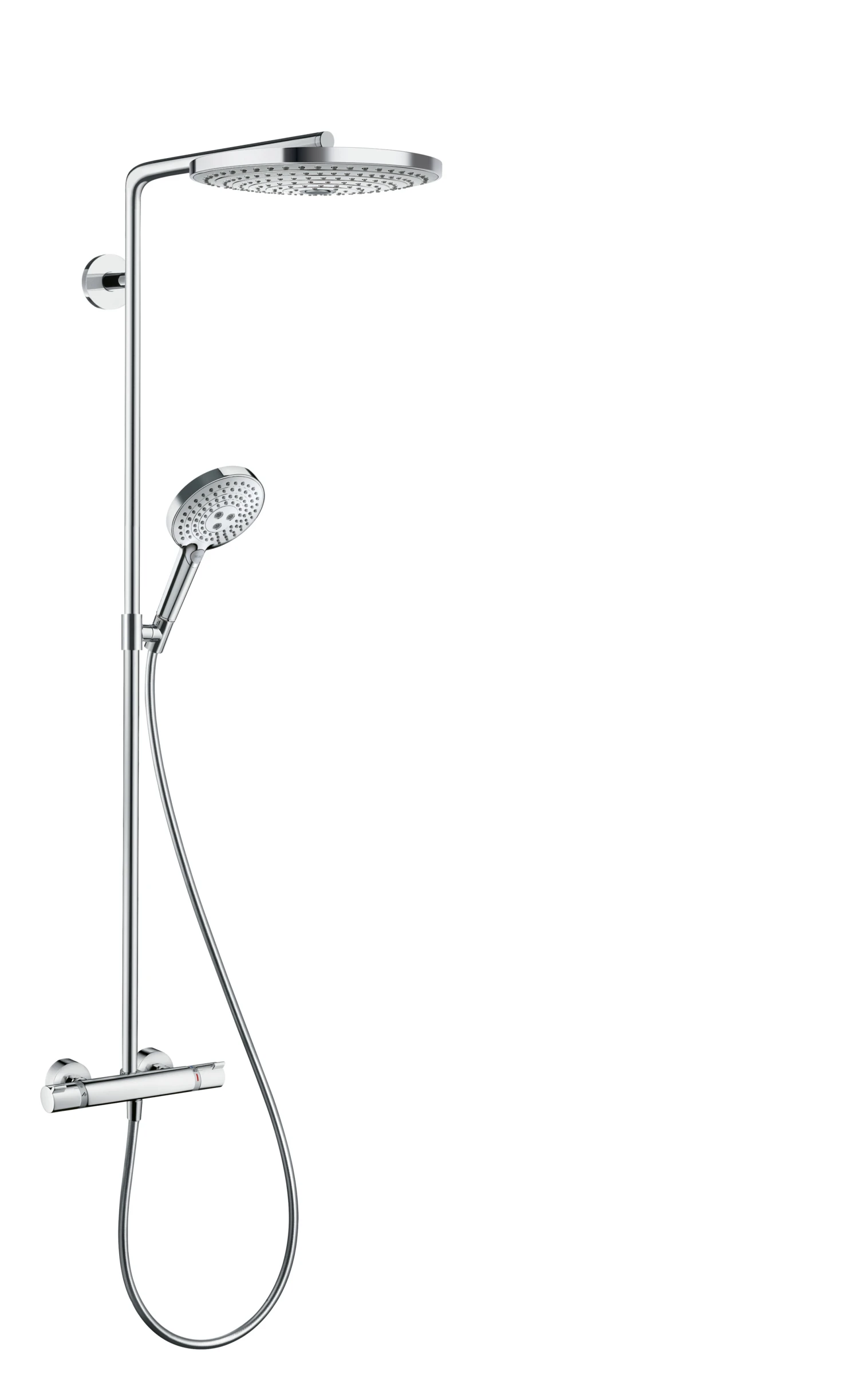 Hansgrohe Raindance Select S Showerpipe 300 2jet With Thermostatic Shower Mixer Chrome