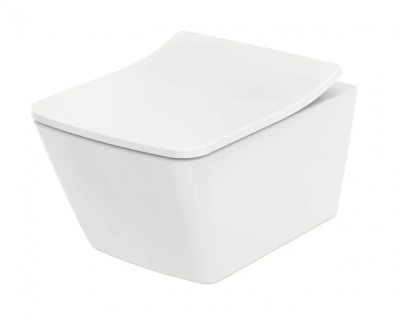 TOTO SP Washdown Square Wall Hung Rimless Toilet Pan product image - Image 1