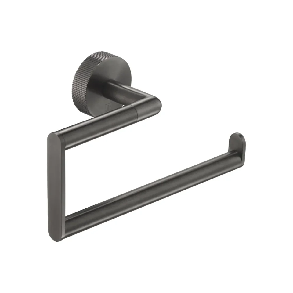 Just Taps Evo Towel Holder Brushed Black product image - Image 1