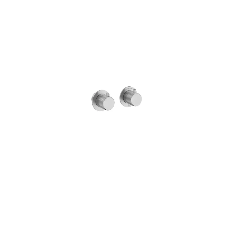 Crosswater Module 3one6 2 Control Diverter Trimset Stainless Steel product image - Image 1