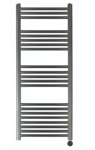 Just Taps Vos 1200x500mm  Electric Tower Radiator With Thermostat Heating Element