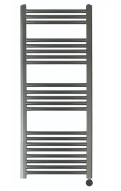 Just Taps Vos 1200x500mm  Electric Tower Radiator With Thermostat Heating Element product image - Image 1