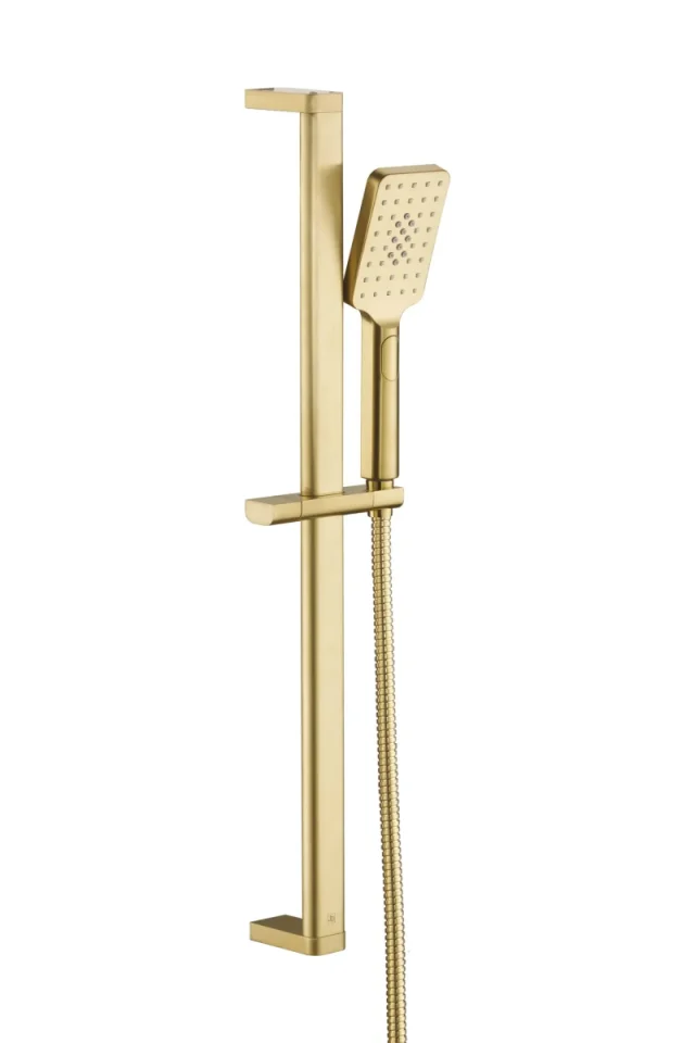 Just Taps Hix Slide Rail Kit Without Bottom Outlet Brushed Brass product image - Image 1