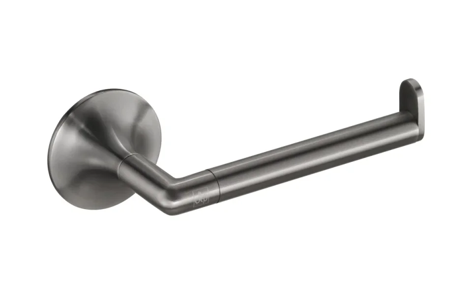 Just Taps Kono Toilet Roll Holder Brushed Black product image - Image 1