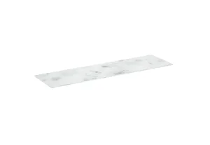 Saneux Uni 180cm Countertop - Matte Carrara White - 12mm
