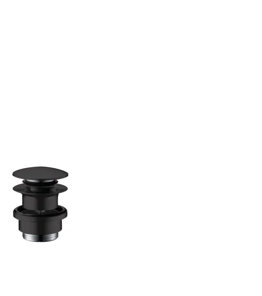 Hansgrohe Basin Waste Push Open Brass Mb Matt Black