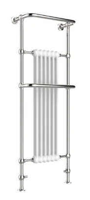 Just Taps Grosvenor Radiator 1500 X 574 X 235 Chrome & White
