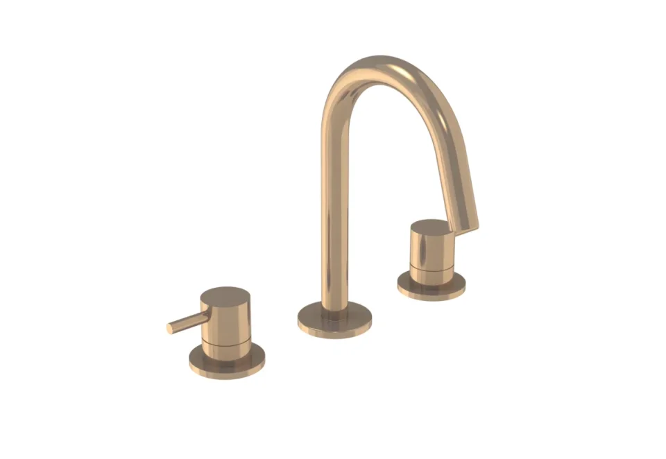 Saneux Cos Classic 3 Tap Hole Handles (pair) - Brushed Bronze product image - Image 2