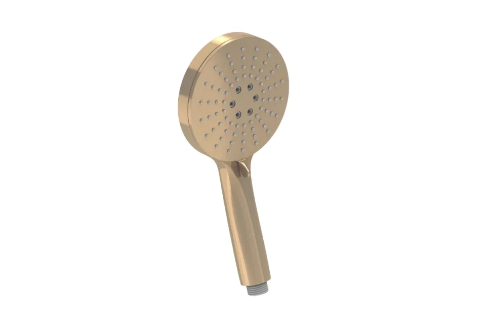Saneux Cos 3 Function Shower Handset - Brushed Bronze product image - Image 2
