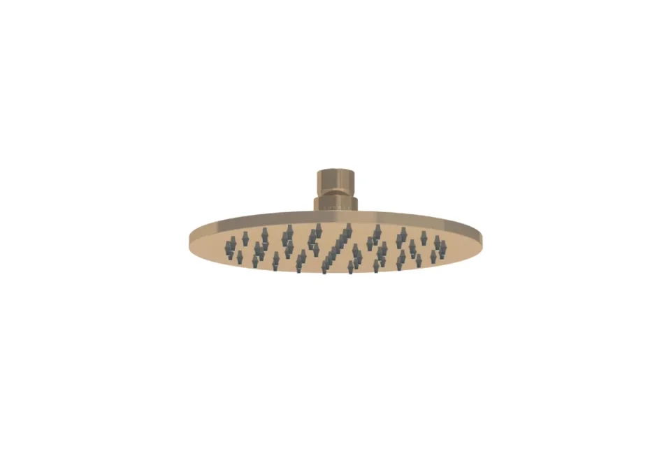 Saneux Cos 200x8mm Round Shower Head - Brushed Bronze product image - Image 2