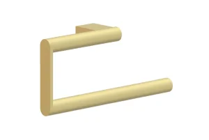 Ava Round Towel Bar - Brushed Brass