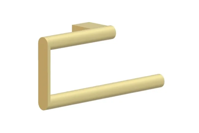 Ava Round Towel Bar - Brushed Brass product image - Image 1