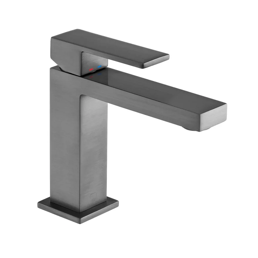 Vado Individual Notion Slimline Mono Basin Mixer Brushed Gunmetal product image - Image 1