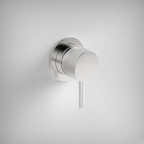 Ava Trend Manual Mixer Valve W/ Flange - Brushed Stainless Steel