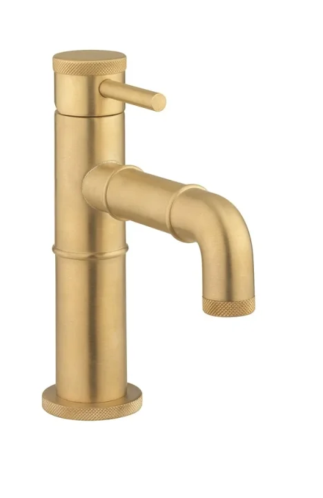 Crosswater MPRO Industrial Basin Monobloc without Waste Brushed Brass Unlaquered product image - Image 1