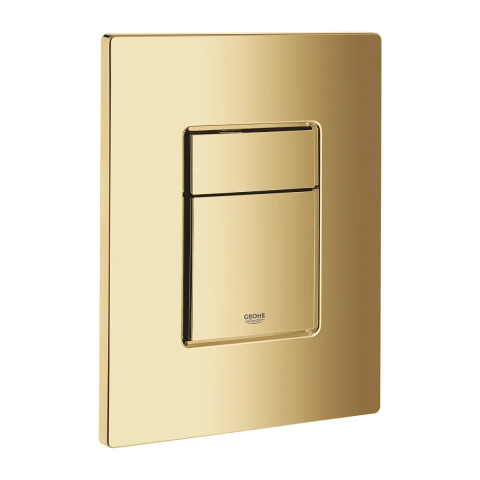 Grohe 38732gl0 Cosmo Vertical Flushplate Cool Sunrise Gold product image - Image 1