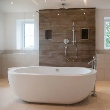 Bc Designs Ovali 1690 X 800 Bath (waste Included) White detail view - Image 2