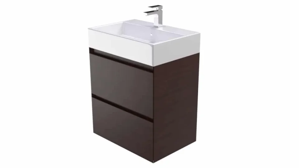 Saneux Matteo 2 Drawer Wenge Unit - Handleless (For 39002) product image - Image 1