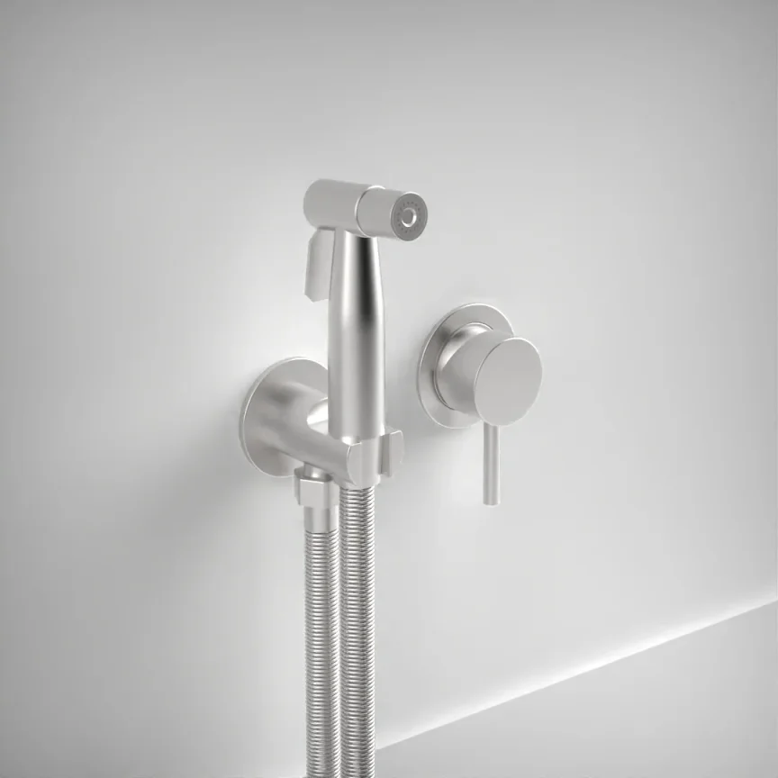 Ava Trend Douche Kit W/ Flanges 3.0 - Brushed Stainless Steel product image - Image 1