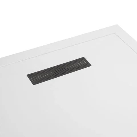 Crosswater Linear Waste Rectangular 25mm Stone Resin Shower Tray 800 x 1500mm detail view - Image 3