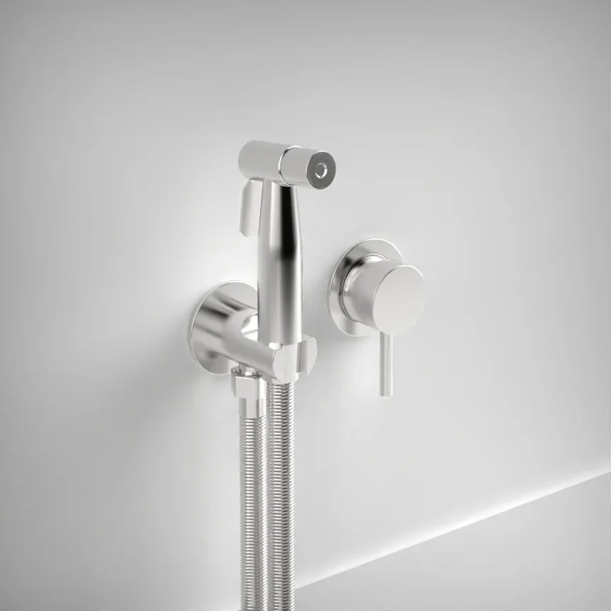 Ava Trend Douche Kit W/ Flanges 3.0 - Polished Stainless Steel product image - Image 1