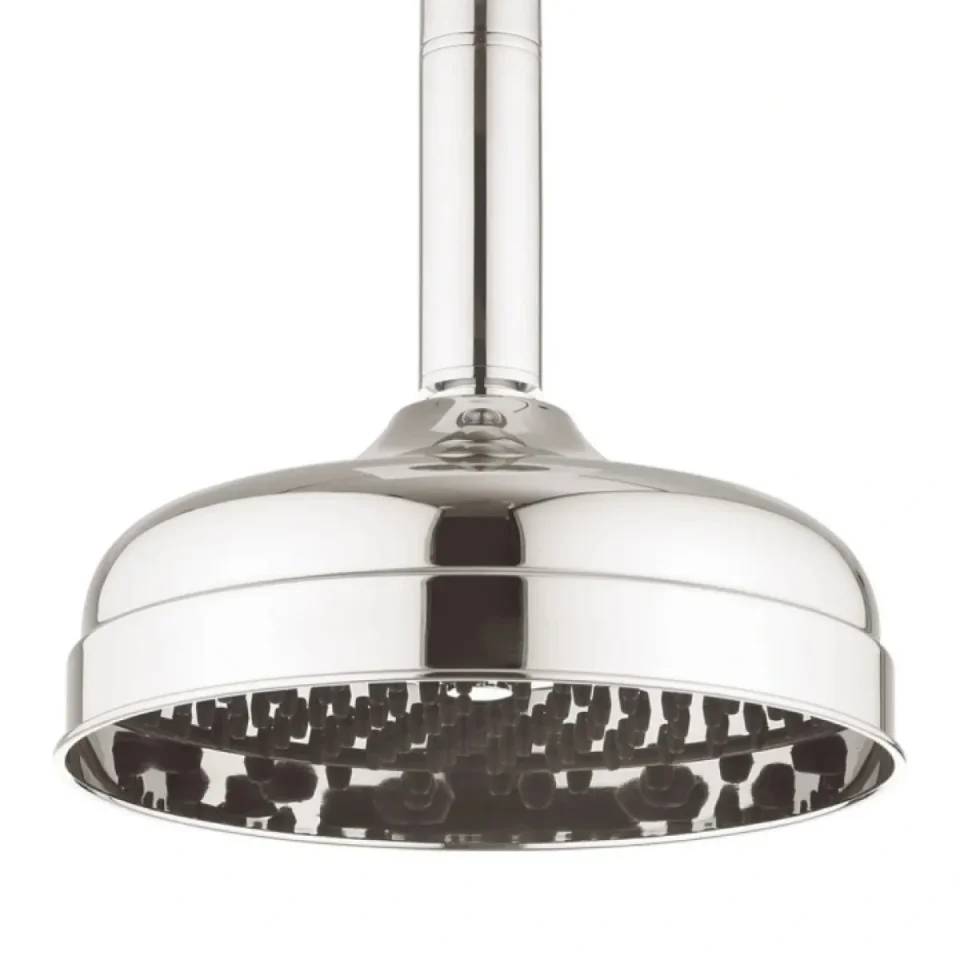 Crosswater Belgravia Shower Head 200mm Chrome detail view - Image 4