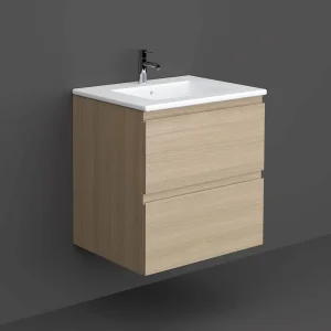 Rak Joy Wall Hung Vanity 60cm (scandi. Oak)