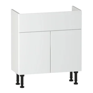Brecon Basin Unit 700 Two Door Standard - Soft White