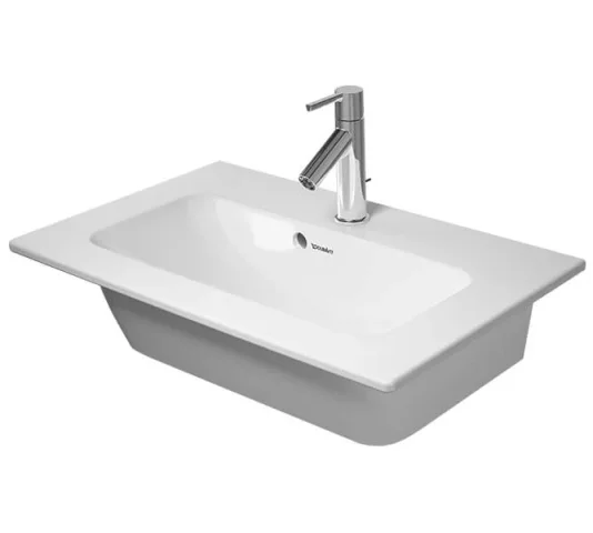 Duravit S Furn Basin 630mm Me By Starck Compact, White, W.of,w.tp,1 Th product image - Image 1