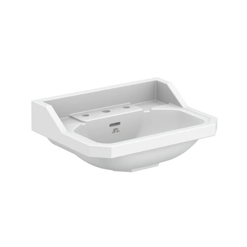 Lefroy Brooks Charterhouse Basin 3 Tap Hole - White