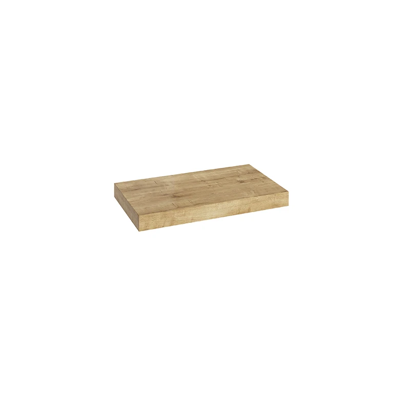 Abacus Concept Cloud 80cm Halifax Oak Shelf Comprises; 1x Cloud 80cm 2x Concealed Wall Brackets