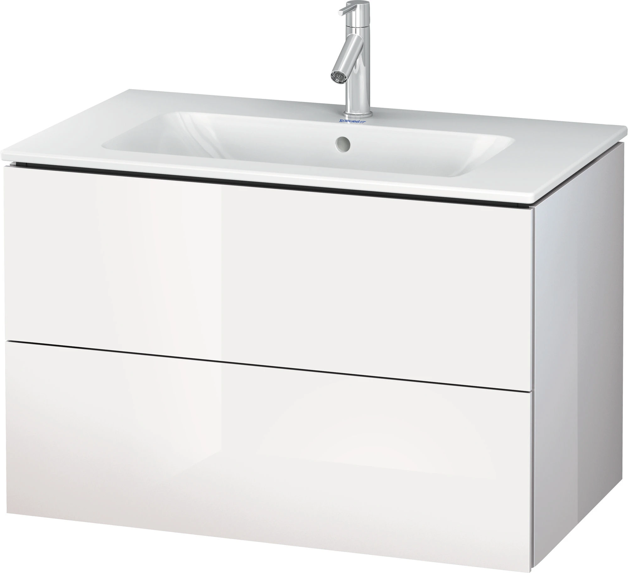 DURAVIT, S L-CUBE VAN UNIT,820 MM - WHITE HIGH GLOSS 