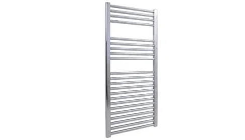 Vogue Focus (Straight) Towel Radiator Electric Only - Chrome 800X500 product image - Image 1
